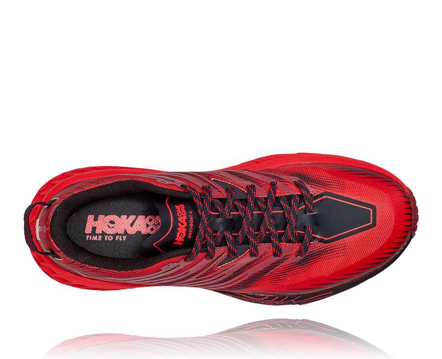 Chaussure Trail Hoka One One Speedgoat 4 Homme - Rouge - MHL-426158